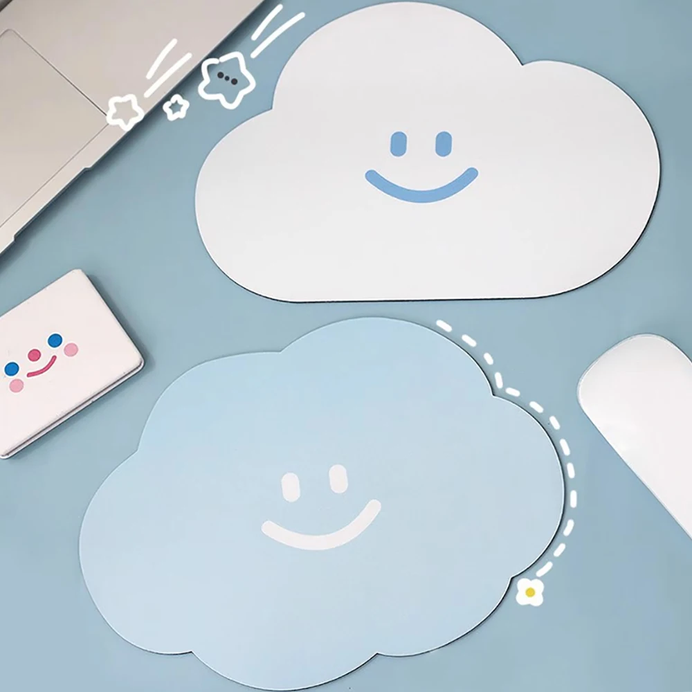 Soft Rubber Mouses Pad Cute Waterproof Non-Slip Cloud Mouse Pad Small Waterproof Anti-scratch Mouse Mat For Laptop PC Desktop