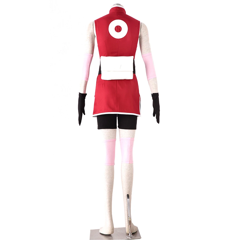 Brdwn THE LAST ED Women's Haruno Sakura 3rd Generation Cosplay Costumes Suits Dress Cheongsam