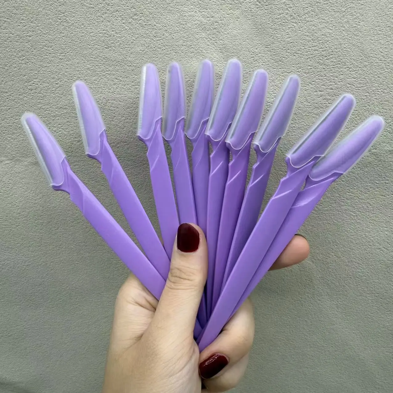 3/10Pcs  Eye Brow Epilation Hair Removal Cutters Safety Knife Makeup Scraper Eyebrow Trimmer Blade Women Face Shaver Portable
