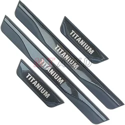 For Ford Escape 2013-2022 2023 Accessory Stainless Door Sill Kick Scuff Plate Guard Pedal Protector Trim Step Cover Car Styling