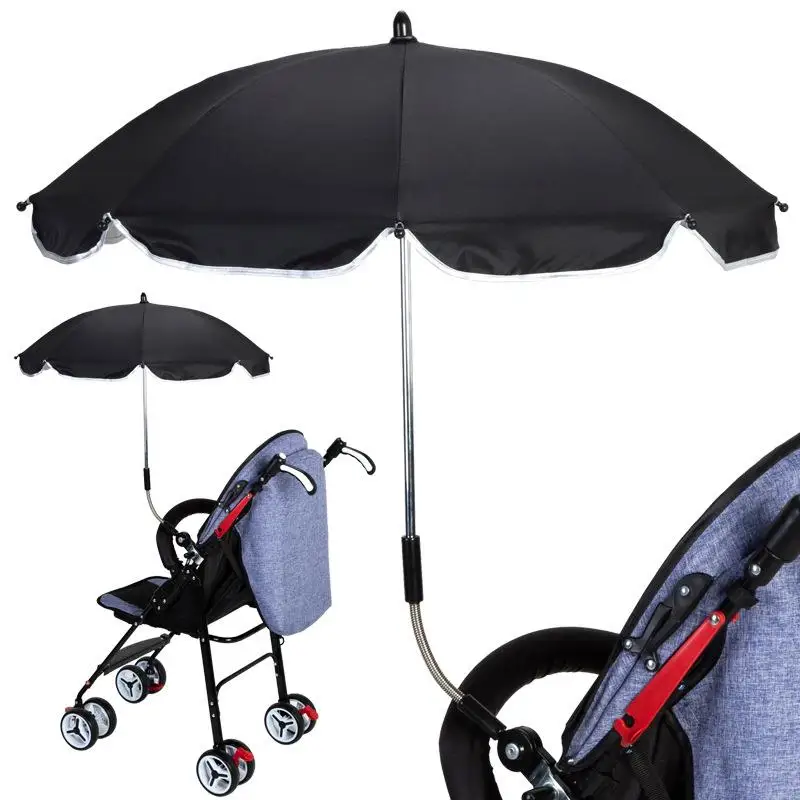 Baby Stroller Sunade Umbrella Rainproof Windproof Baby Carrier Turning Clip  Vehicle Sunade Umbrella Frame