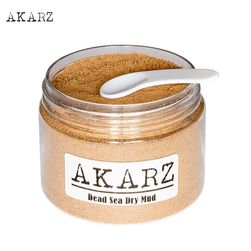 AKARZ Neck Shin Care Dead Sea Dry Mud mask Origin Jordan Treat oily skin reduce wrinkles and delay skin aging calming effect