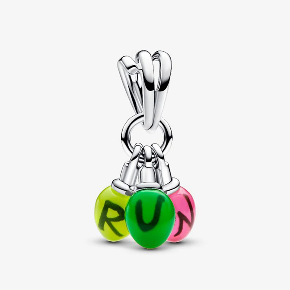 2026 New 925 Silver Texture Cat Claw Bee Elephant Chameleon Bead Man Eating Flower Lantern Pendant DIY Exquisite Charm Jewelry image 3