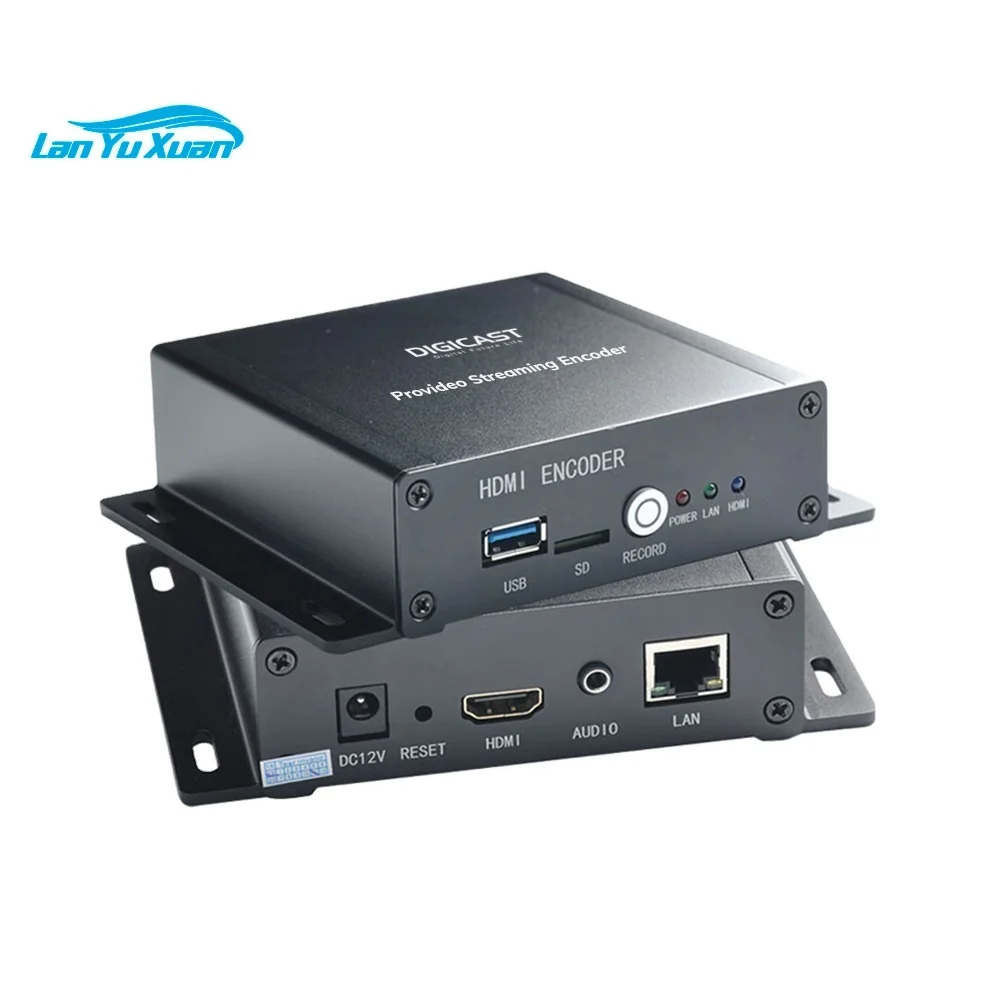 DMB-8900AU-EC HD to IP H.265 HEVC 4k 30 FPS Encoder  for Live Streaming Server