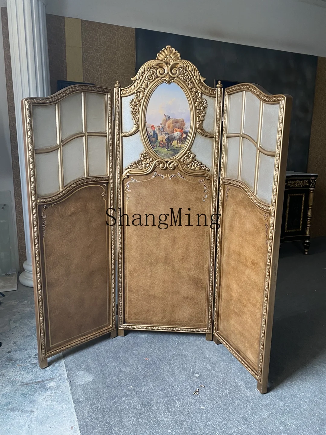 

CL light luxury premium home bedroom living room balcony style art screen