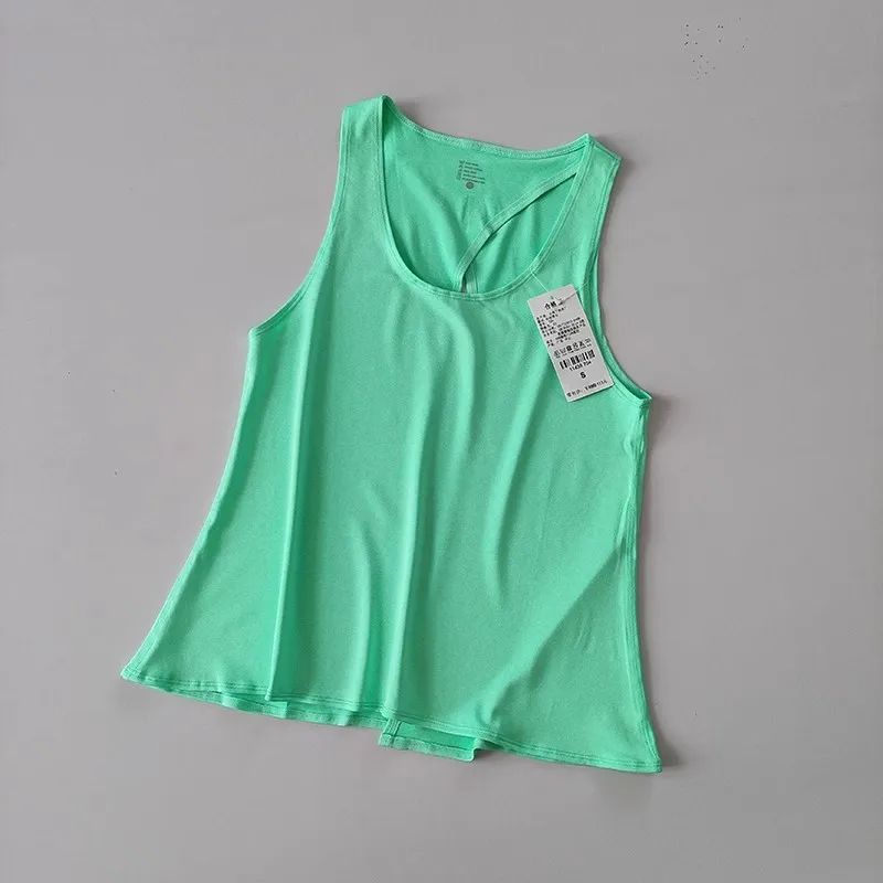 Ärmellose Sportshirts für Damen, Yoga-Oberteile, Fitness-Tops, lockere Sportshirts, Damen-T-Shirts für das Training, Tanktops. – Detail 17