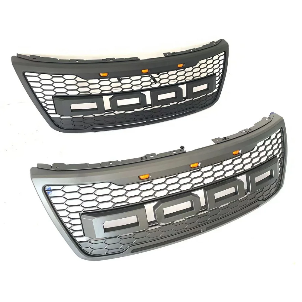 2012 Explorer Abs Grills Fit For Explorer 2013 2014 2015 Racing Grills Mesh Grill Auto Accessories Car Parts