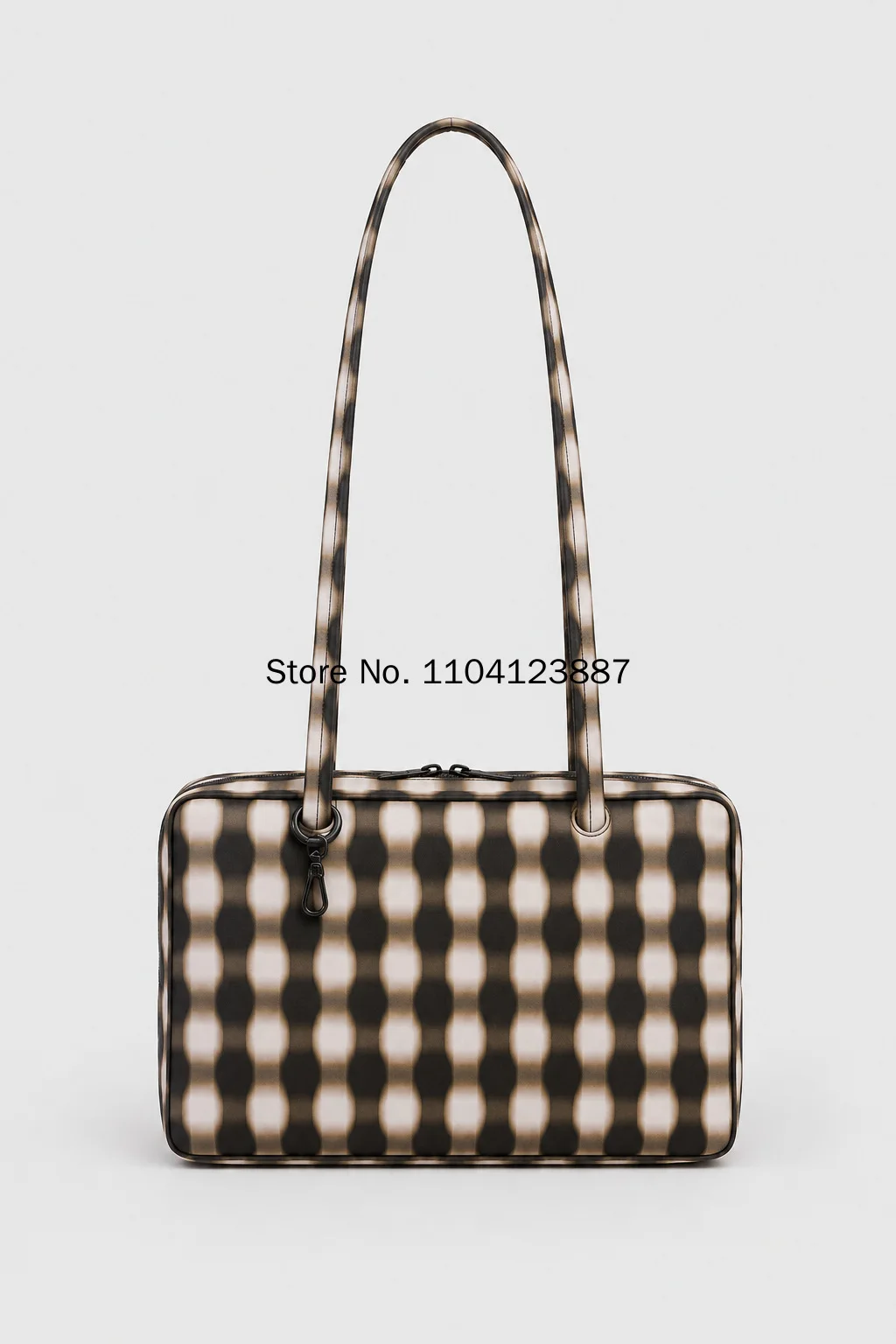 Nylon Quadratische Schultertasche Große Kapazität Canvas-Handtasche Leichte Reißverschluss-Tragetasche Tägliche Pendler-Reisetasche Aufbewahrungstasche Fitness-Geschenk – Detail 25