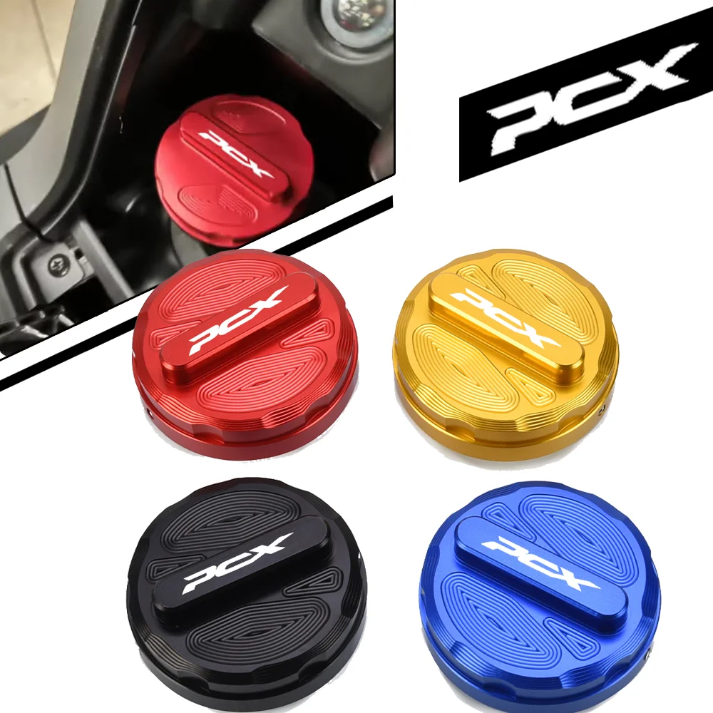 FOR HONDA PCX 125 150 160 200 EV HP MPG PCX160-CBS 2018-2021 2022 2023 Motorcycle Fuel Tank Cover Petrol Box Cap Aluminum pcx150