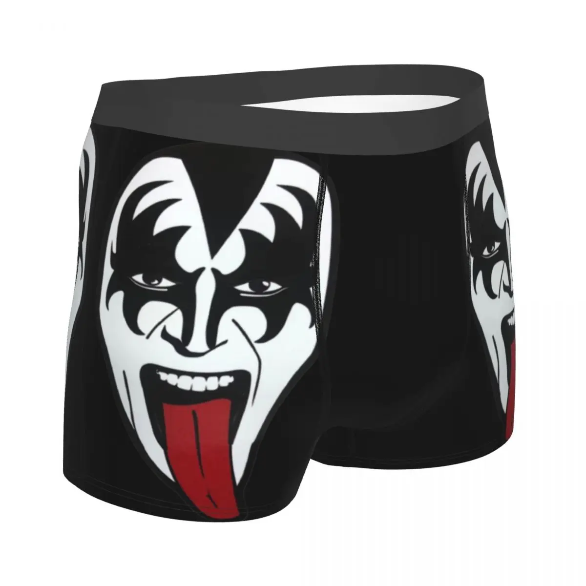 O Demônio Beijo Banda Gene Simmons Acessórios Crew Underwear, Cuecas Boxer Man'scosy, Roupa Interior Altamente Respirável, Alta Qualidade, Presentes de Aniversário