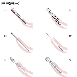 FRRK Metal Penis Plug Male Catheters Sounds BDSM Sex Shop Adult Toys Cock Dilator Stainless Steel Urethral Sounding Tool for Man