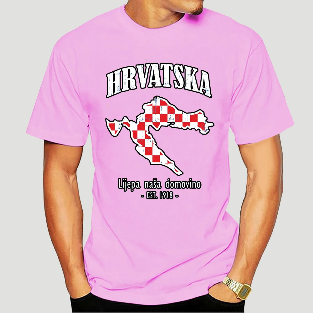 Kroatien T-Shirt NC08 - Hrvatska Croatia - royal discout hot new fashion T Shirt top free shipping 2018 officia 5994X