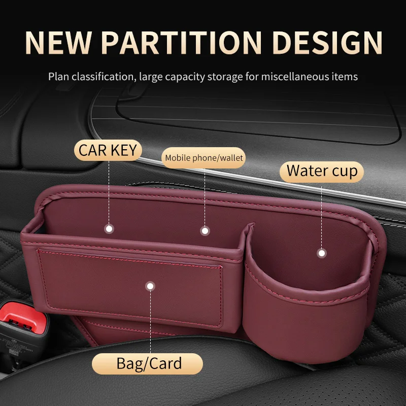 Car storage practical car seat clip slot storage box interior decoration storage artifact