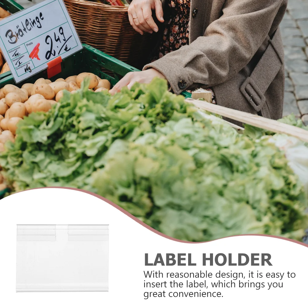 Handige Labelhouders Voor Winkelprijsetiketten In De Supermarkt Voor Labels Met Labels Op Labels Op Labels