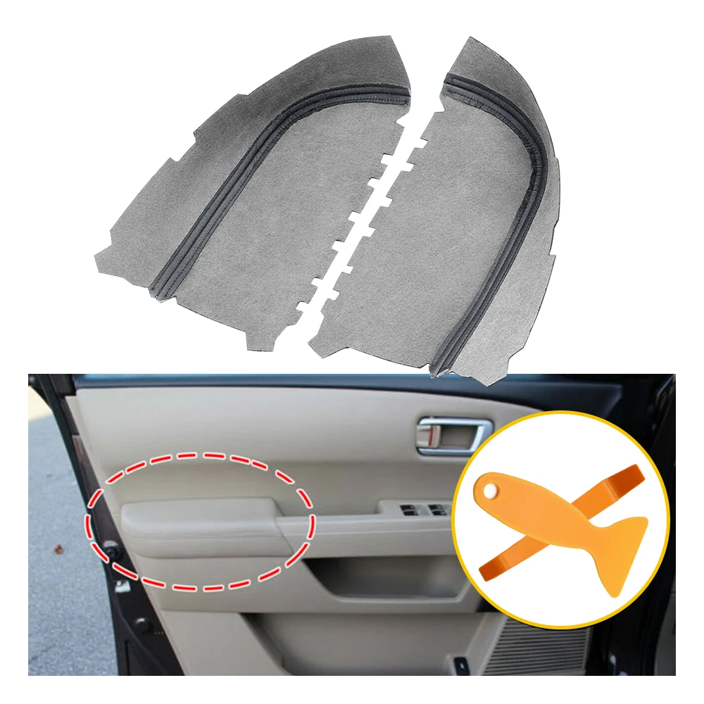 1Pcs Car Door Armrest Leather Cover Grey For Honda Pilot 2009 2010 2011 2012 2013 2014 2015 Center Lid Armrest Cover Accessories