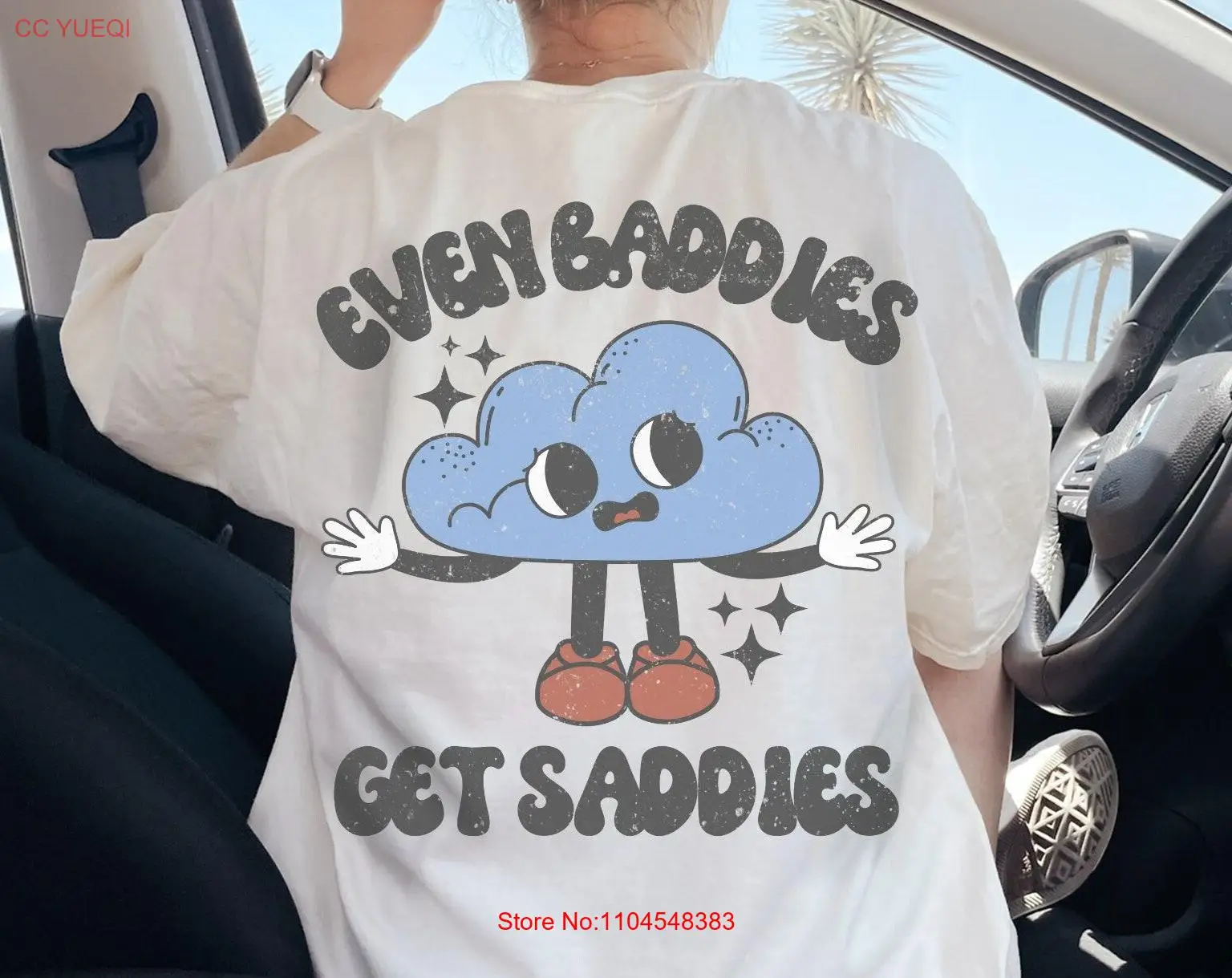 

Уверенные значки Get Saddies Comfort Colors Футболка Тревога СДВГ Ментальное здоровье Депрессия Нейродовность
