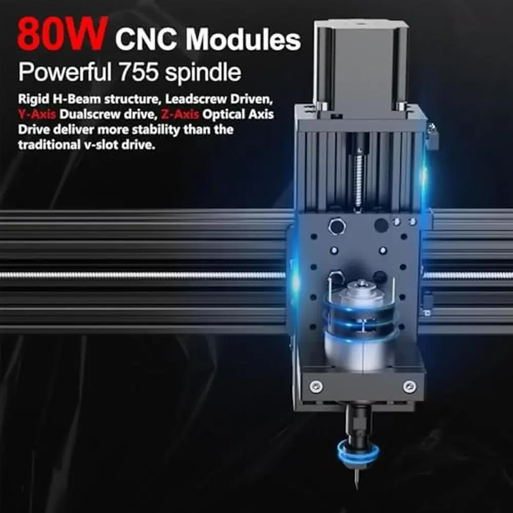 3-Axis CNC Router Machine Engraving Cutting TTC450 Aluminum Wood Acrylic Nylon PCB Carbon Model Maker