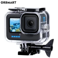 Funda impermeable de 60M para GoPro Hero 13, 12, 11, 10, 9, carcasa de buceo subacuática, cubierta de buceo para Go Pro Hero 9 10 11 12 13, accesorios