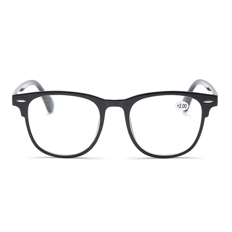 Modische Lesebrille für Herren und Damen, HD-Linse, runder Rahmen, Presbyopie-Brille +1,0 bis +3,0, ultraleichte Brille – Detail 8