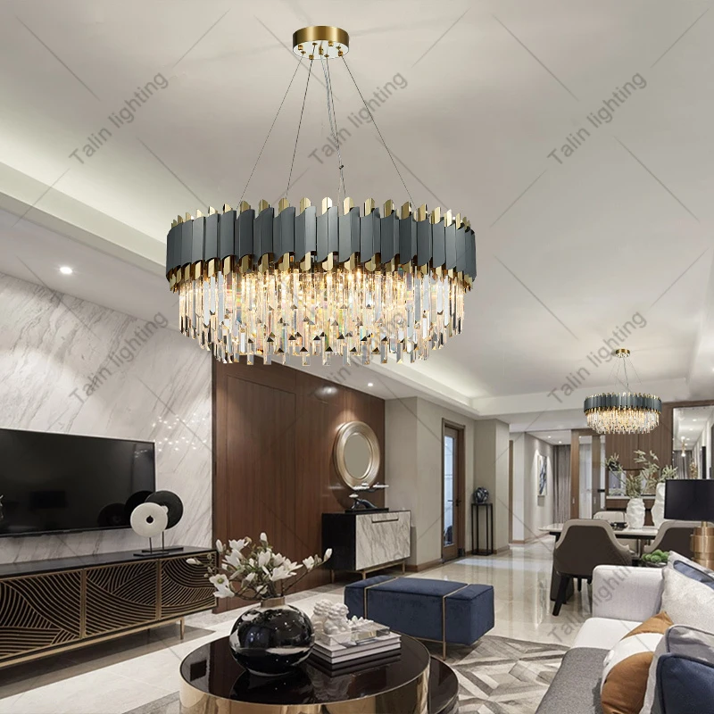 New Arrivals Matte Black Chandeliers Lighting Fixture Dining Room LED Chandelier Lights For Living Room