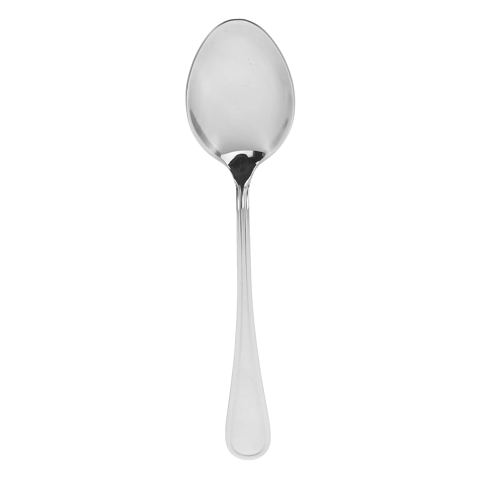 

1pcs Stainless Steel Serving Spoon Kitchen Ladle Food Grade Heavy Duty Dishwasher Safe Metal Rice Spoon Large Portion Utensils