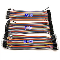 40PCS/120pcs 40PIN 20CM Dupont Line Male to Male + Female and Female to Female Jumper Dupont Wire Cable For Arduino DIY KIT