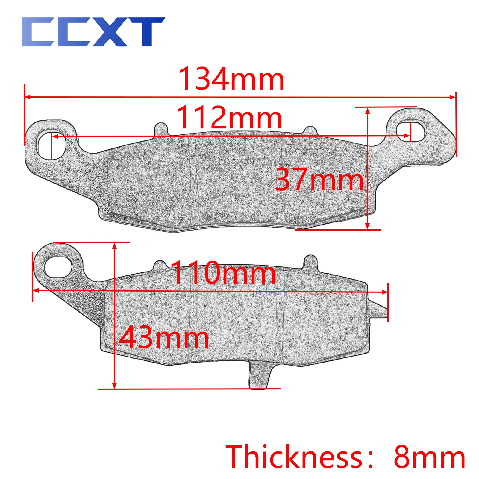 Motorcycle Front Rear Brake Pads for Kawasaki ZR750F 750H Vulcan Nomad VN1500 VN1600 VN1700 Classic Tourer Vaquero 1999-2014