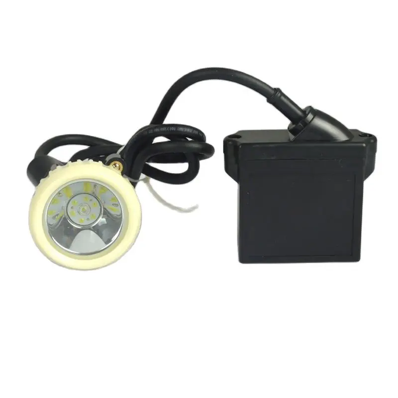 3W 10000lux 6600mAh 350mA Outdoor Miners Corded Underground Mining  Miners Headlight Led Head Lamp