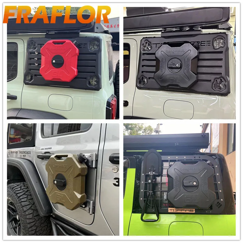 Galões de Combustível de Plástico de 6 Litros para ATV, UTV e Motocicletas - Tanques de Diesel e Gasolina, Recipientes de Óleo, Jerrycans, Jarras e Tanques de Combustível
