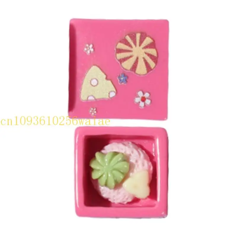 652f Case teléfono bricolaje Modelo torta Ornamento