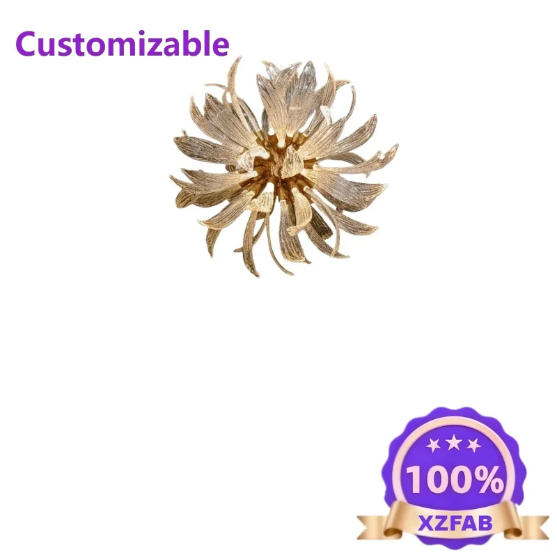 Factory Direct 2026 French living room chandelier main lamp Italian light luxury high-end branch lamp creative dandelion glass