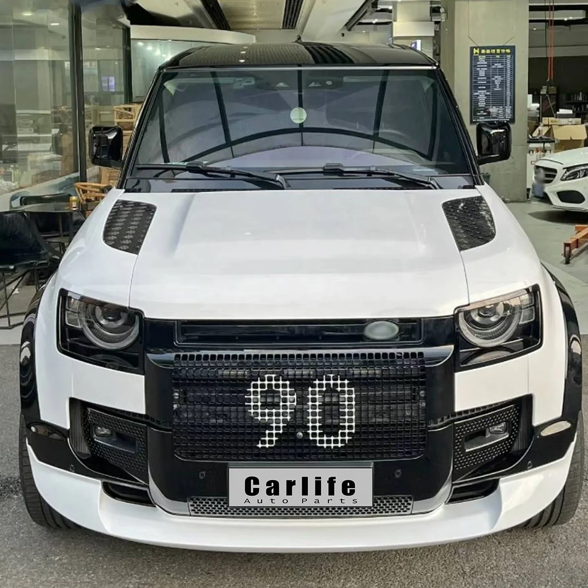 

L663 Grille Auto Grille for Land Rover Defender L663 2019-2024 Year Upgrade to Urban Model Grille for L663 90 110 130 007