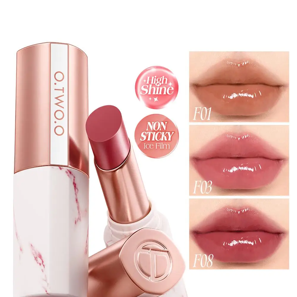 Rouge à lèvres liquide, finition brillante, haute brillance, vitreux, durable, hydratant, brillant, antiadhésif, maquillage Long E3R7