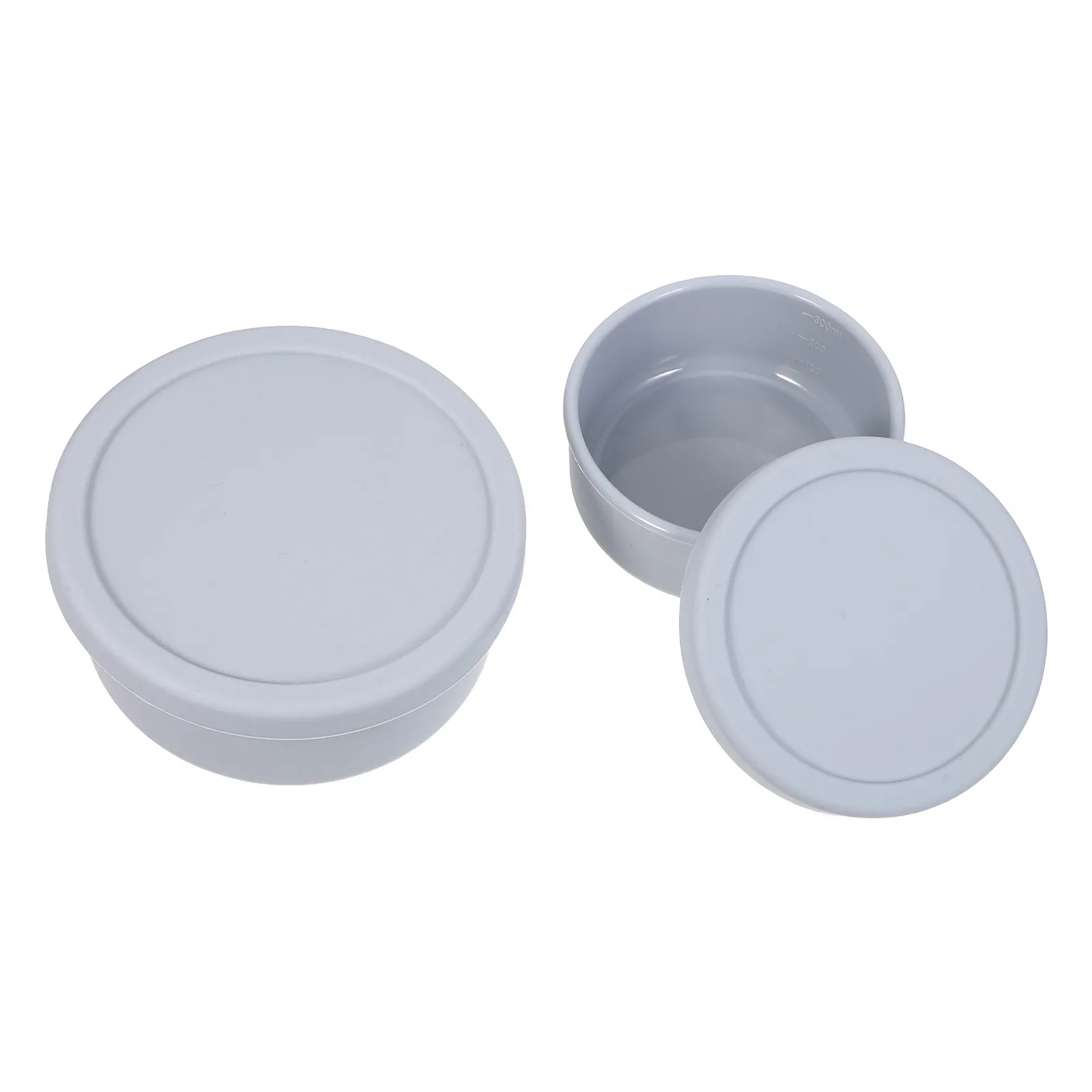 Silicone Pizza Dough Proofing Bowls 2 Pack Stackable Airtight Containers for Bread Sourdough Fermentation