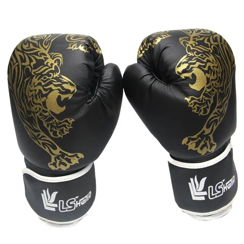 

Boxing Gloves For Men Women PU Leather Karate Muay Thai Free Fight Training Adults Kids Equipment