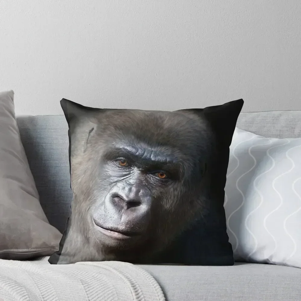 

Gorilla Throw Pillow Decorative Cushions Plaid Sofa Room decorating items Sofa Decorative Covers pillow
