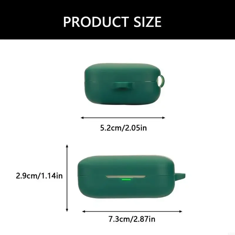 Copertura per cuffie Avvolgimento ammortizzante Canna cutanea antiscratch Guardia lavabile L'alloggiamento del silicone migliora
