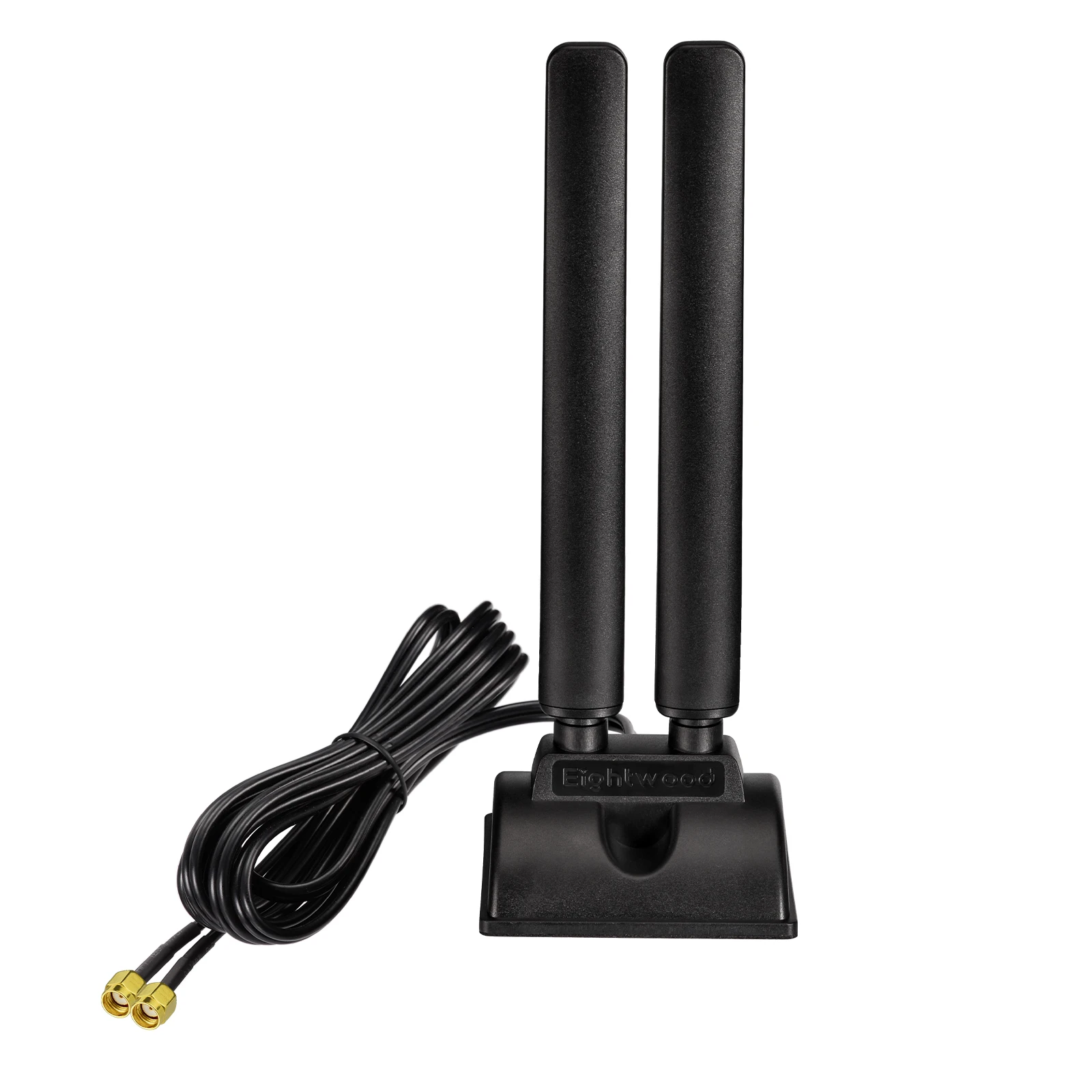 

Bingfu Tri-Band WiFi 6E Antenna 6GHz/5GHz/2.4GHz,RP-SMA Male 5dBi Magnetic Base Antenna 2M Cable for Router,PC,Laptop, FPV