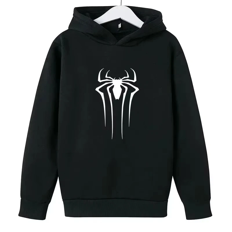 

In 2025, Hot-selling Adult Sweatshirts and Sportswear Fashionable Women's/men's Spider-printed Loose Wool Sweatshirts Pullovers