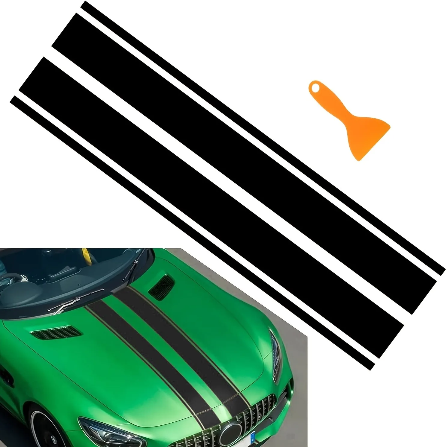 

Cartoon Black And White Stripes Auto Sticker Car Styling Car Window Bumper Truck Decal Vinyl Waterproof Car Sticker Graphics