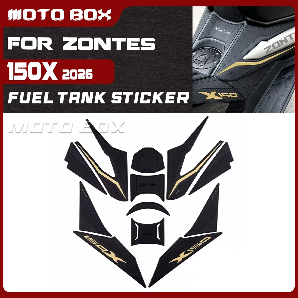 

Полный комплект наклеек на топливный бак для ZONTES 150X 2026 года