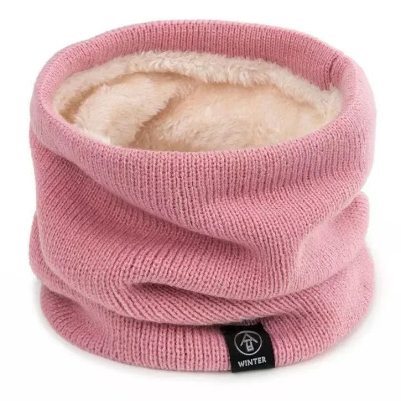 Winter Sport Scarf Soft Knitted Neck Warmer Scarf Women Men Face Cover Skating Running Warm Scarves Thick Cold-proof Collar