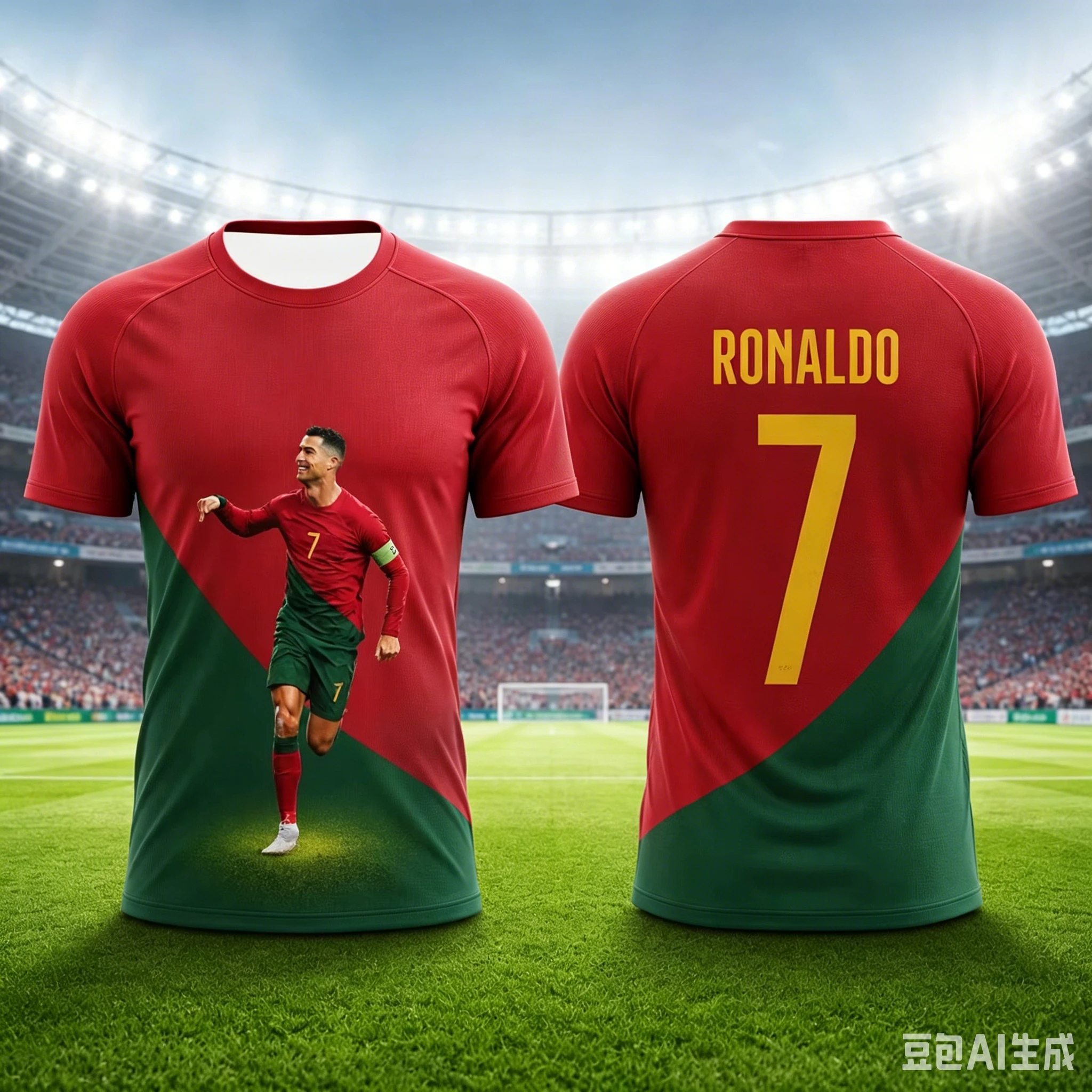 2026 Men Soccer Jersey Ronaldo AI Design Breathable Quick Dry Football Top For Training Match Watching And Street Style Outfit