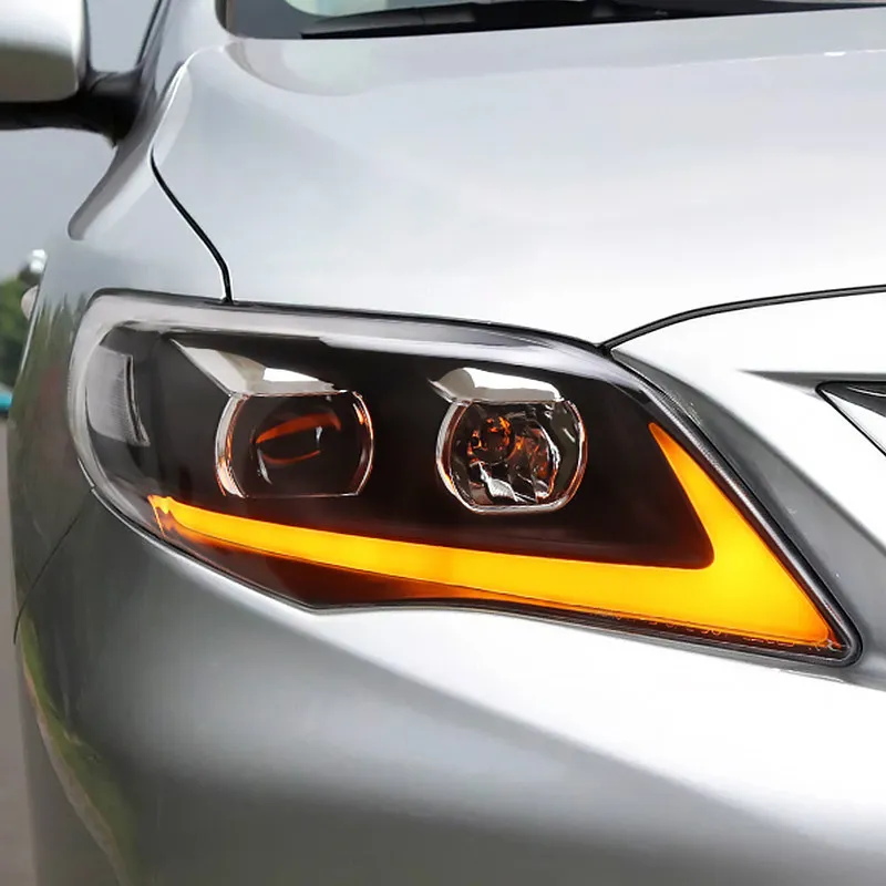 FT Car Lights for Corolla Headlights 2011-2013 Corolla LED Projetor Headlamp Daytime Running Light Automotive Accessories