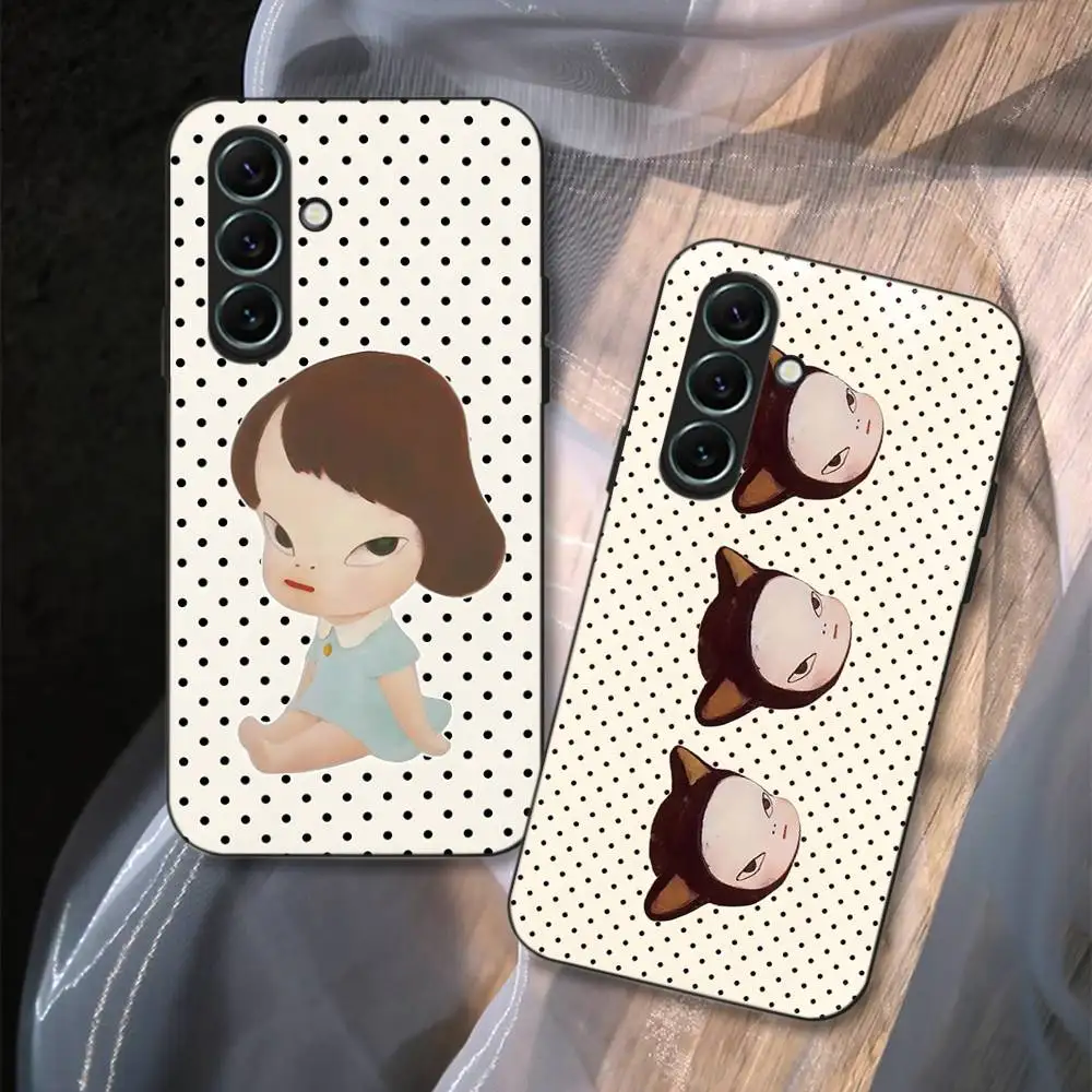 YoshitomoS N-nara Phone Case For Samsung S 24 Fe 25 Ultra Plus 20 Lite 21 30 22 23 24 22 Ultra 5G Fundas