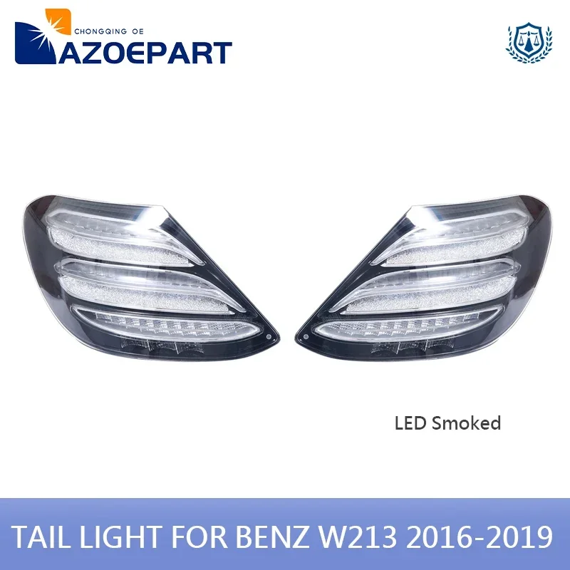 LED Smoked Rear Brake Stop Tail Light Lamp for Benz W213 E200 E220d E300 E350d E400 2016 2017 2018 2019