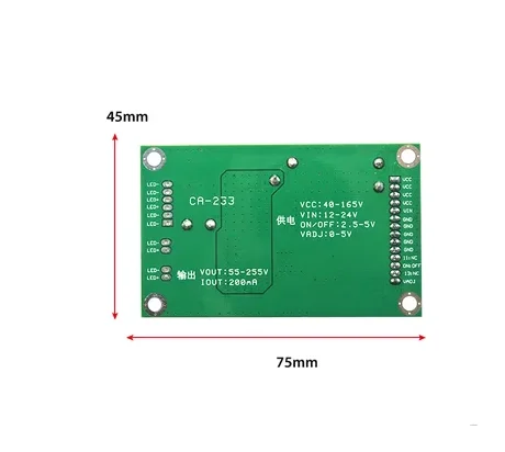 CA-233 uniwersalna płyta wzmacniacza prądu stałego o LCD LED TV 32-60 cali 55-255V płyta do prądu stałego wyjściowa