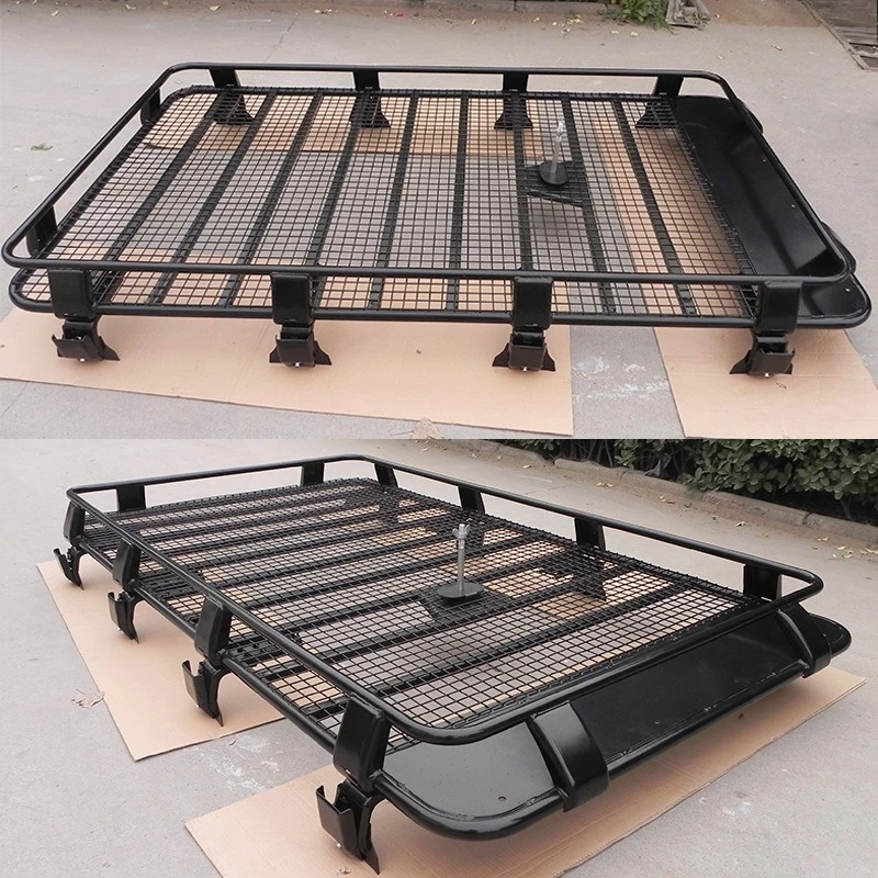 Car general purpose roof iron luggage rack travel self-driving travel luggage frame with spare tire mounting rack