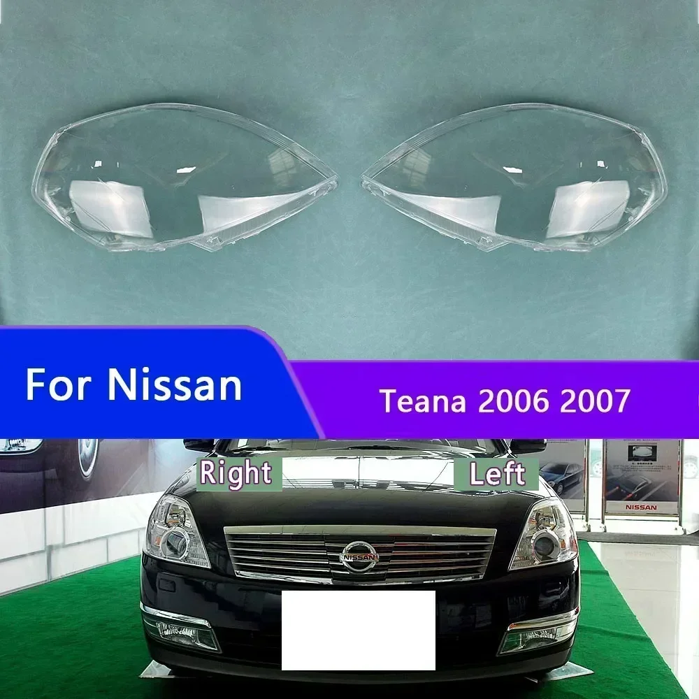 

For Nissan Teana 2006 2007 Headlights Shell Mask Cover Lampshdade Headlamp Housing Plexiglass Replace The Original Lampshade