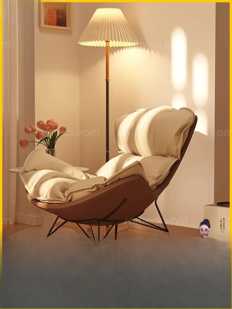 

Chair Reclining Chair Adult Adult Lazy Sofa Living Room Balcony Household Single Leisure Sofa Lobster Snail Chair